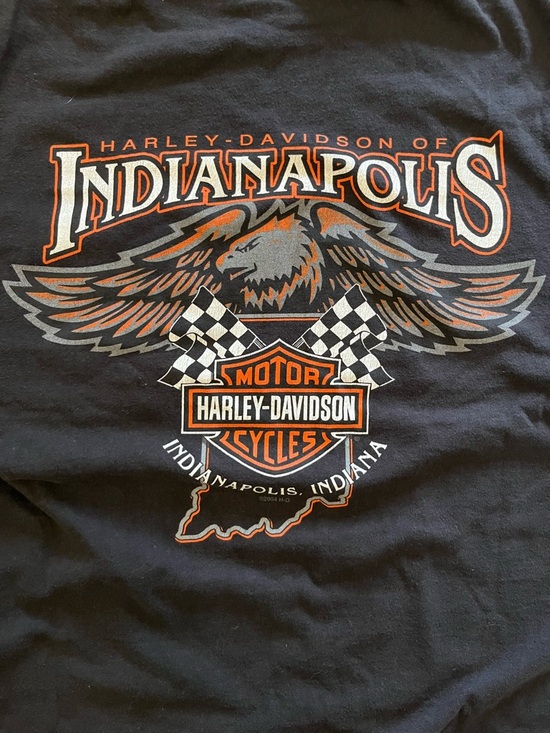 Harley-Davidson Other - 2004 Harley Davidson Indianapolis Tee “Bad to the Bone” | Pocket Tee, Tagged L